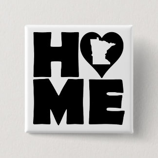 Minnesota Home Heart State Button Abzeichen Anstec