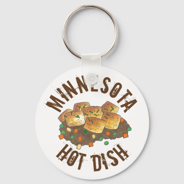 Minnesota Hot Disa Tater Tot Casserole Schlüsselanhänger (Vorderseite)