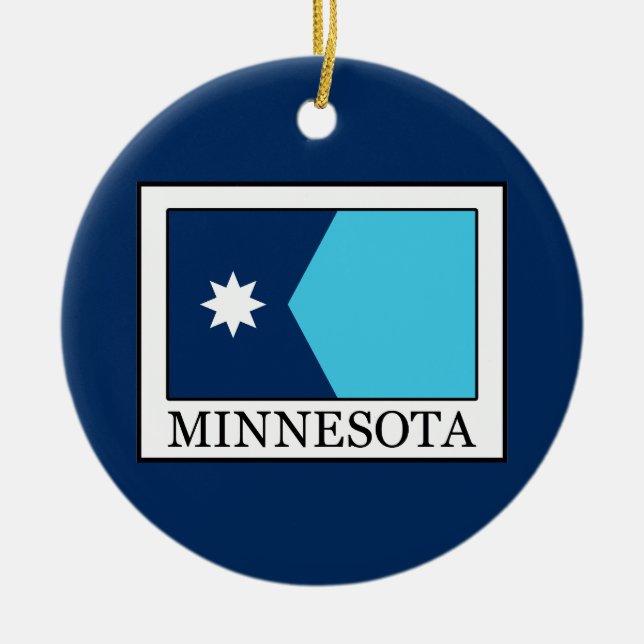 Minnesota Keramik Ornament (Vorne)