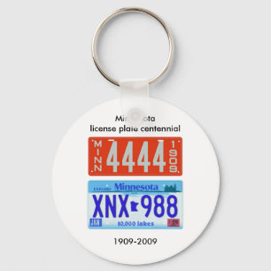 Minnesota-Kfz-Kennzeichen Centennial Schlüsselanhänger