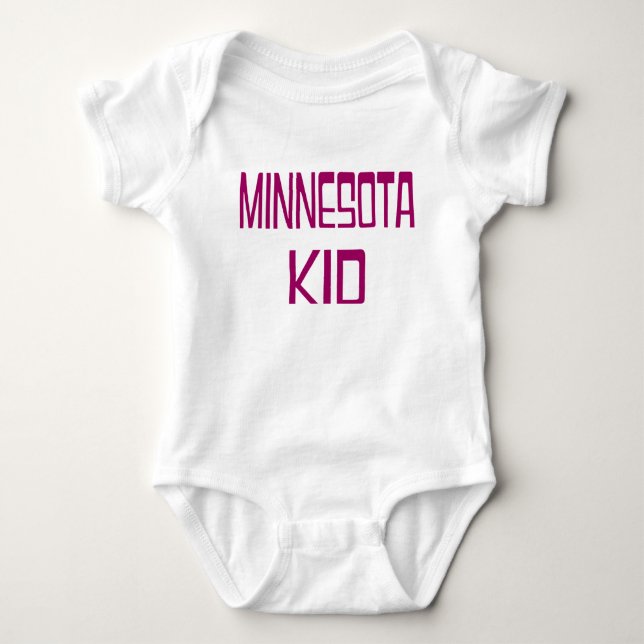 Minnesota Kid Baby Strampler (Vorderseite)