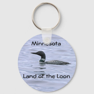 Minnesota-Land des Loon Schlüsselanhänger