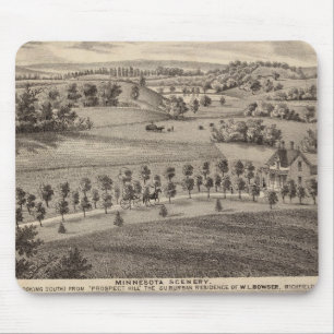Minnesota-Landschaft im Tal des Toten Flusses Mousepad