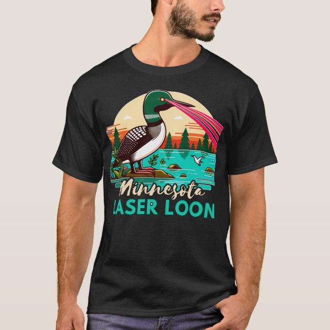 Minnesota Laser Loon T-Shirt (Vorderseite)