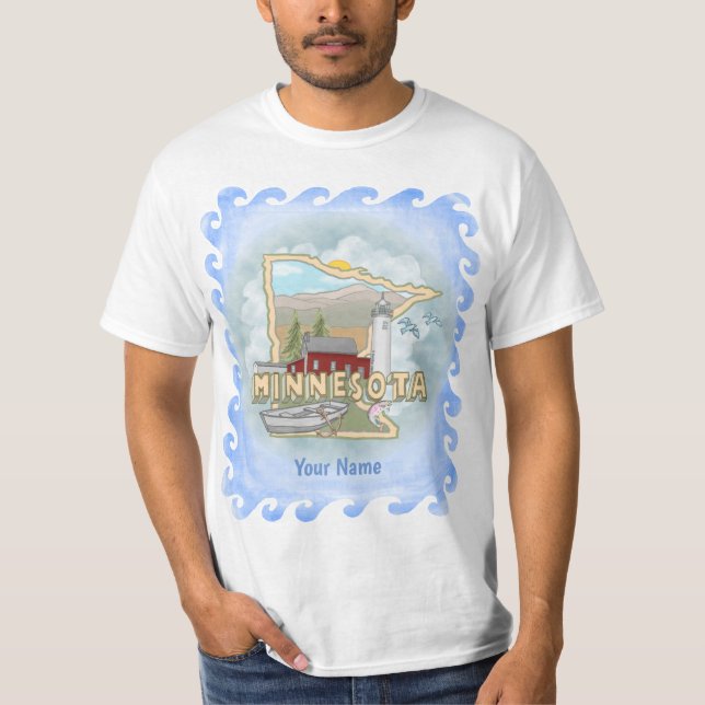 Minnesota Lighthouse T - Shirt (Vorderseite)