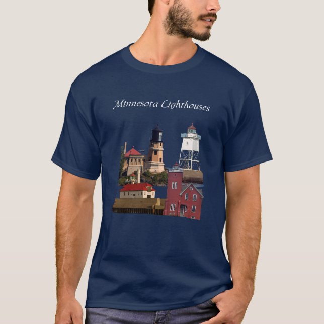 Minnesota Lighthouses Shirt (Vorderseite)
