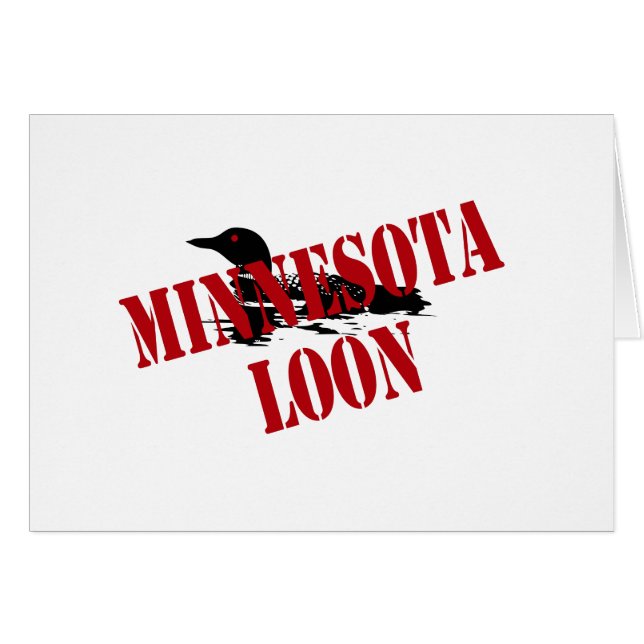 Minnesota Loon (Vorderseite (Horizontal))
