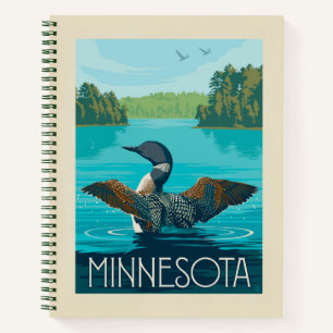 Minnesota Loon Notizbuch