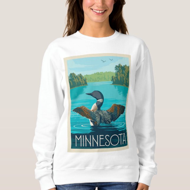 Minnesota | Loon Sweatshirt (Vorderseite)