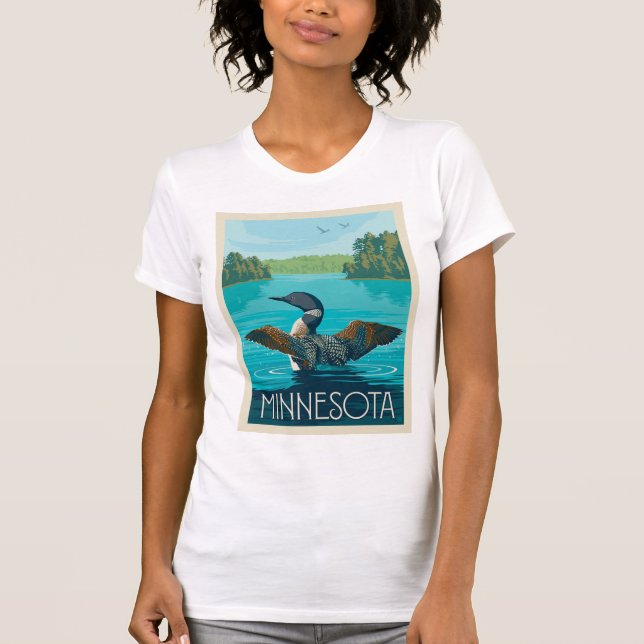 Minnesota | Loon T-Shirt (Vorderseite)