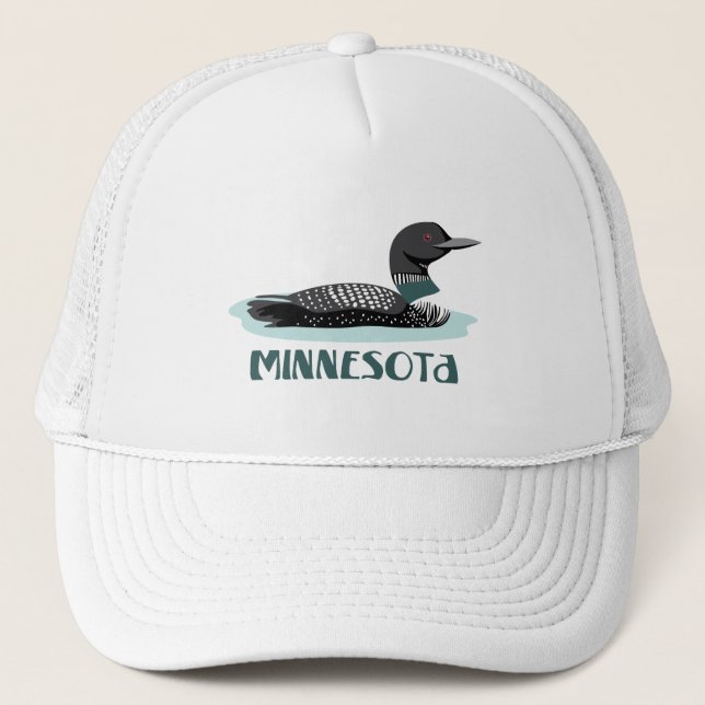 Minnesota Loon Truckerkappe (Vorderseite)