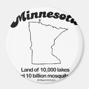 MINNESOTA - "MINNESOTA-STAATS-MOTTO" T - Shirts Magnet