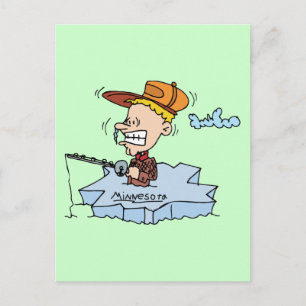 Minnesota MN Ice Frische Pasta machen Postkarte