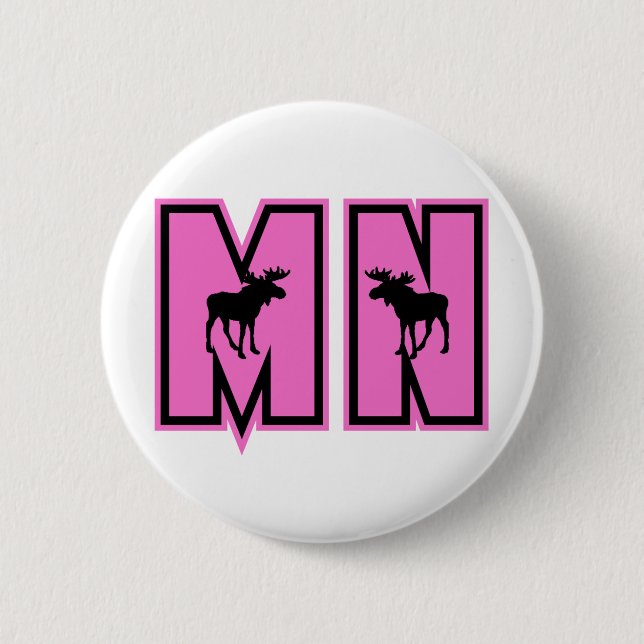 Minnesota Moose Button (Vorderseite)