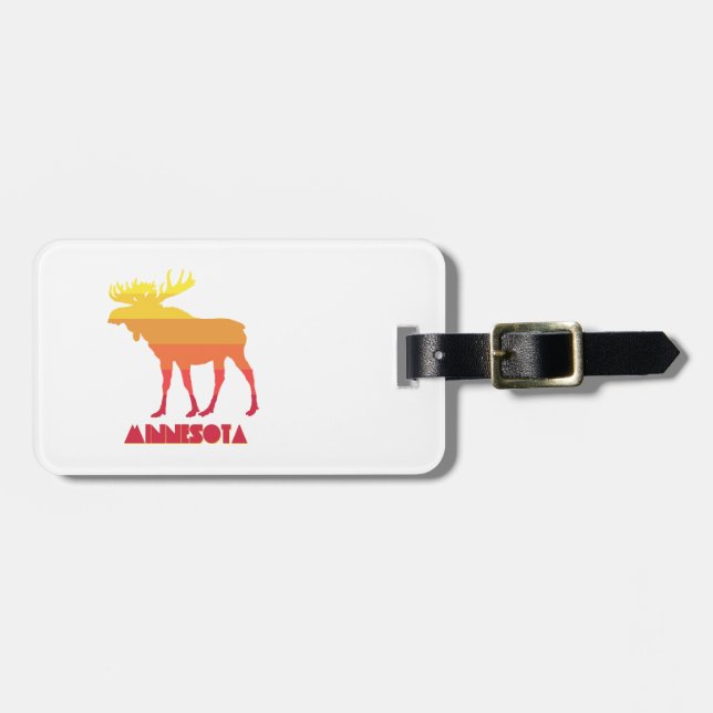 Minnesota Moose Gepäckanhänger (Vorderseite horizontal)