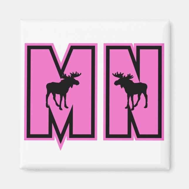 Minnesota Moose Magnet (Vorne)