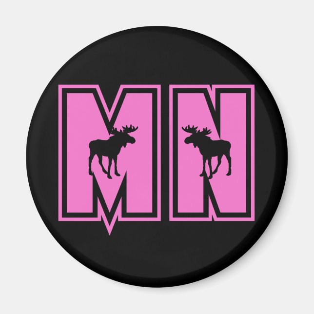 Minnesota Moose Magnet (Vorne)