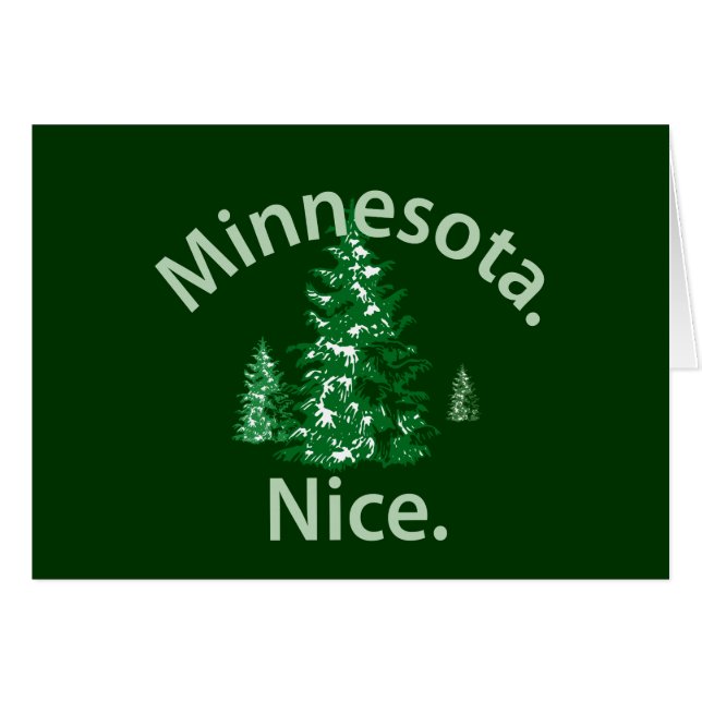 Minnesota Nice. Point ! (Devant horizontal)