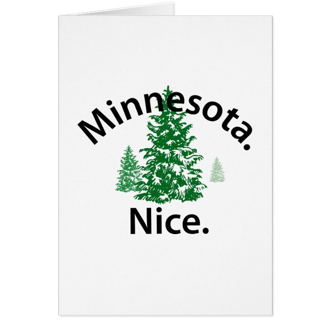Minnesota Nice. Point ! (texte noir) (Devant)