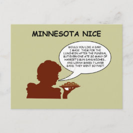 Minnesota Nice Postkarte