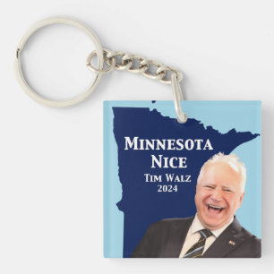 Minnesota Nice Tim Walz Schlüsselanhänger