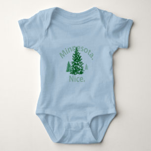 Minnesota Nice. Zeit! Baby Strampler