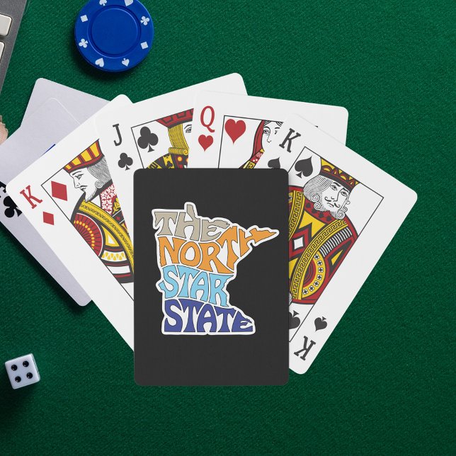 Minnesota Nickname Word Art Spielkarten (Von Creator hochgeladen)