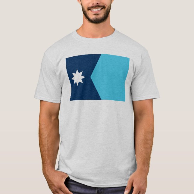 Minnesota Nordsternflagge T-Shirt (Vorderseite)