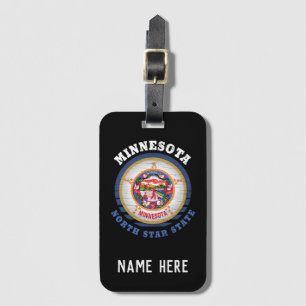 MINNESOTA NORTH STAR STAAT FLAG GEPÄCKANHÄNGER