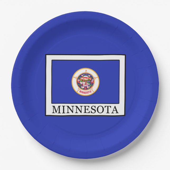 Minnesota Pappteller (Vorderseite)