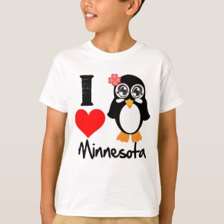 Minnesota Penguin - I Liebe Minnesota T-Shirt