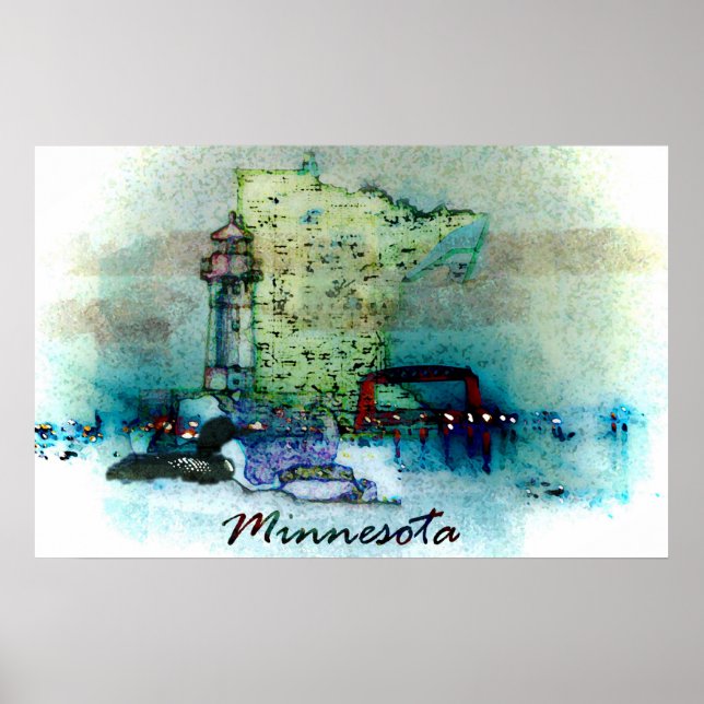 Minnesota Poster (Vorne)