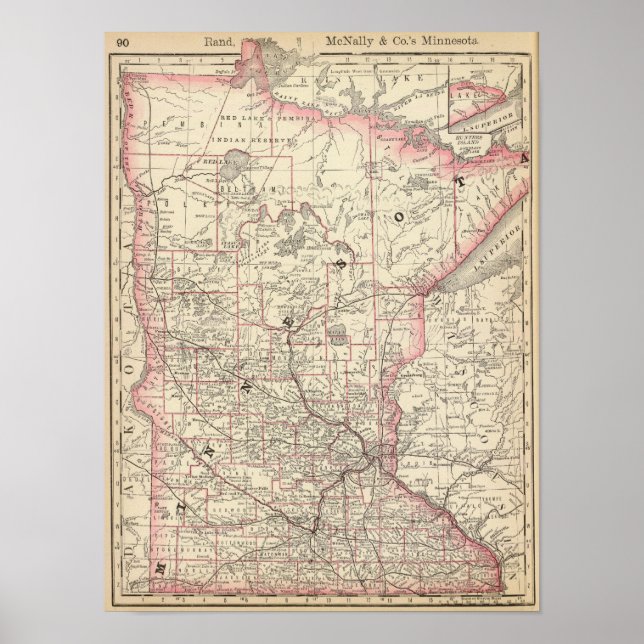 Minnesota Poster (Vorne)