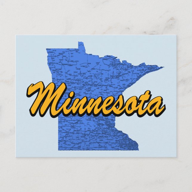 Minnesota Postkarte (Vorderseite)
