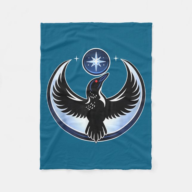 Minnesota Rebel State Flag 5 Illustration Fleecedecke (Vorderseite)
