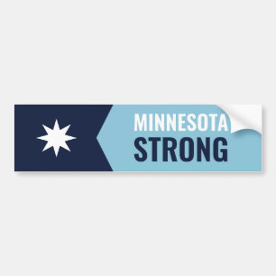 Minnesota-Rebell neue Staatsflagge Autoaufkleber