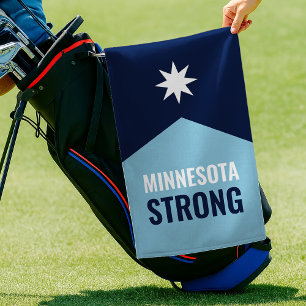 Minnesota-Rebell Neue Staatsflagge Golfhandtuch