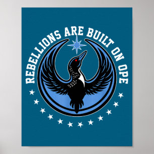 Minnesota-Rebell Neue Staatsflagge Illustration Poster