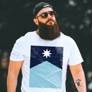 Minnesota-Rebell Neue Staatsflagge T-Shirt