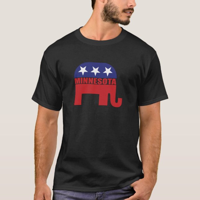 Minnesota-Republikaner-Elefant T-Shirt (Vorderseite)