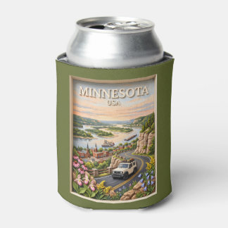 Minnesota Road Trip Landscape 3D Textured River Dosenkühler