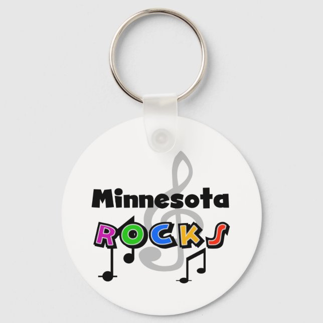 Minnesota Rocks Schlüsselanhänger (Vorderseite)