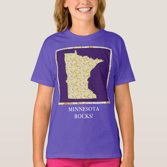 MINNESOTA ROCKS T-Shirt (Vorderseite)
