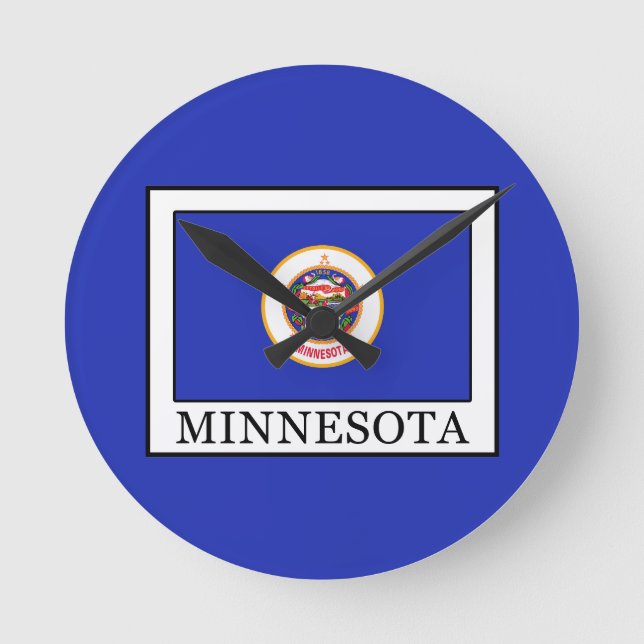 Minnesota Runde Wanduhr (Vorderseite)