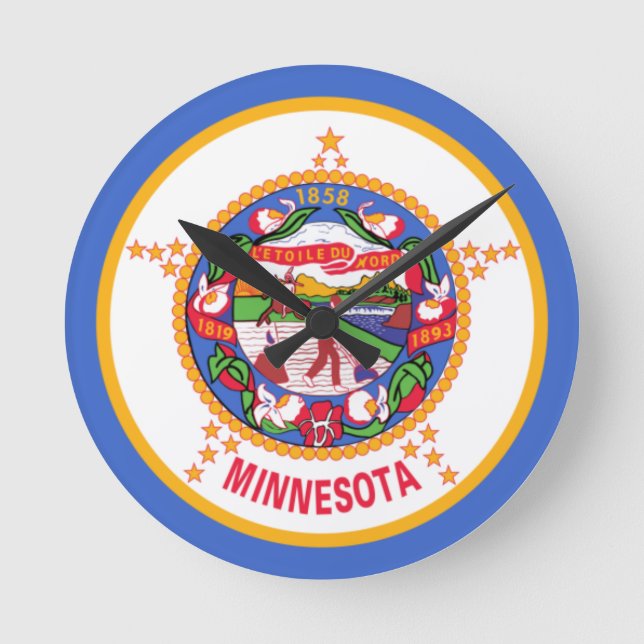 MINNESOTA RUNDE WANDUHR (Vorderseite)