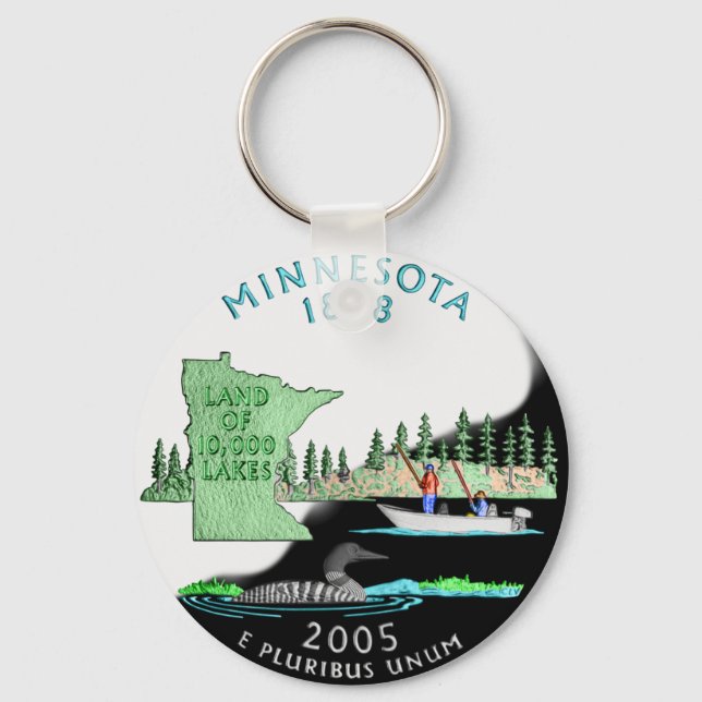 Minnesota-Schlüsselanhänger Schlüsselanhänger (Vorderseite)