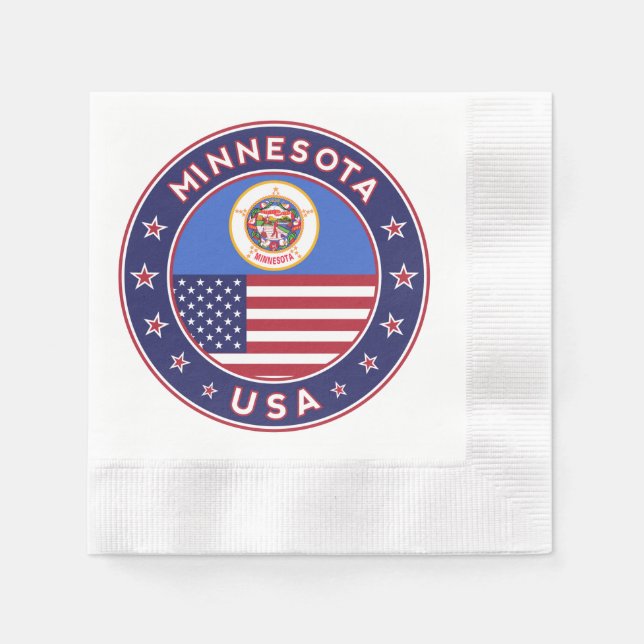 Minnesota Serviette (Vorderseite)