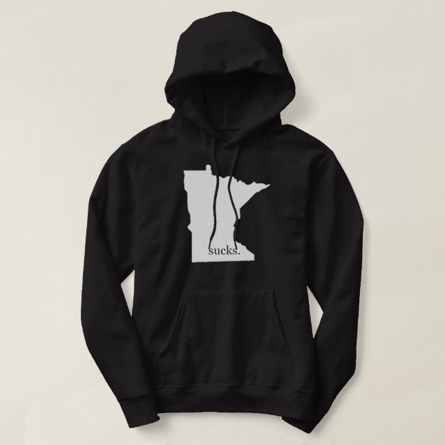 Minnesota Sind zum Kotzen. Hoodie (Design vorne)