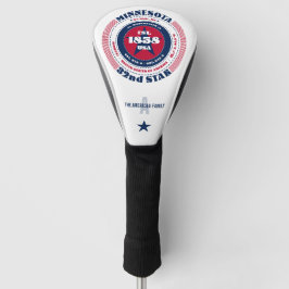 Minnesota Staat Circle Custom Golf Head Cover Golf Headcover