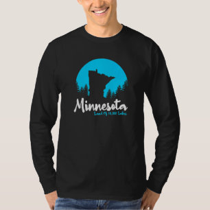 Minnesota Staat Land von 10000 Seen T-Shirt